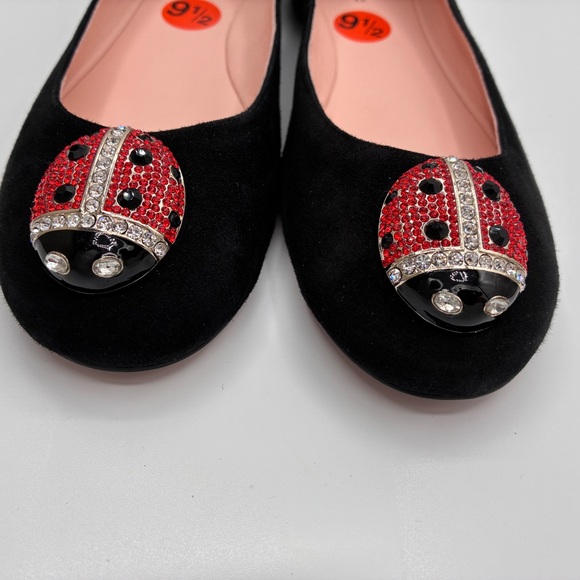 Kate Spade Black and Red Ladybug Flats - Picture 7 of 9